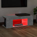 Comodă TV cu lumini LED, gri beton, 90x39x30 cm - WALTI WALTI