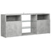 Comodă TV cu lumini LED, gri beton, 120x30x50 cm - WALTI WALTI