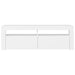 Comodă TV cu lumini LED, alb, 120x35x40 cm - WALTI WALTI