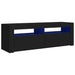 Comodă TV cu lumini LED, negru, 120x35x40 cm - WALTI WALTI