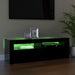 Comodă TV cu lumini LED, negru, 120x35x40 cm - WALTI WALTI