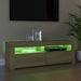 Comodă TV cu lumini LED, stejar sonoma, 120x35x40 cm - WALTI WALTI