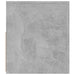 Comodă TV cu lumini LED, gri beton, 120x35x40 cm - WALTI WALTI