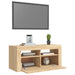 Comodă TV cu lumini LED, stejar Sonoma, 90x35x40 cm - WALTI WALTI