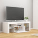 Comodă TV cu lumini LED, alb, 120x35x40 cm - WALTI WALTI