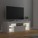 Comodă TV cu lumini LED, alb, 120x35x40 cm - WALTI WALTI