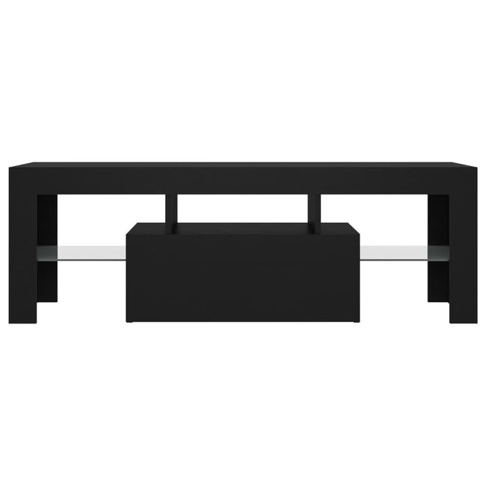 Comodă TV cu lumini LED, negru, 120x35x40 cm - WALTI WALTI