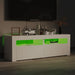 Comodă TV cu lumini LED, alb, 120x35x40 cm - WALTI WALTI