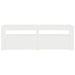 Comodă TV cu lumini LED, alb, 120x35x40 cm - WALTI WALTI