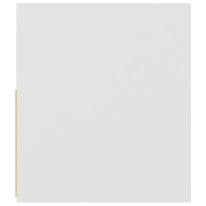Comodă TV cu lumini LED, alb, 120x35x40 cm - WALTI WALTI