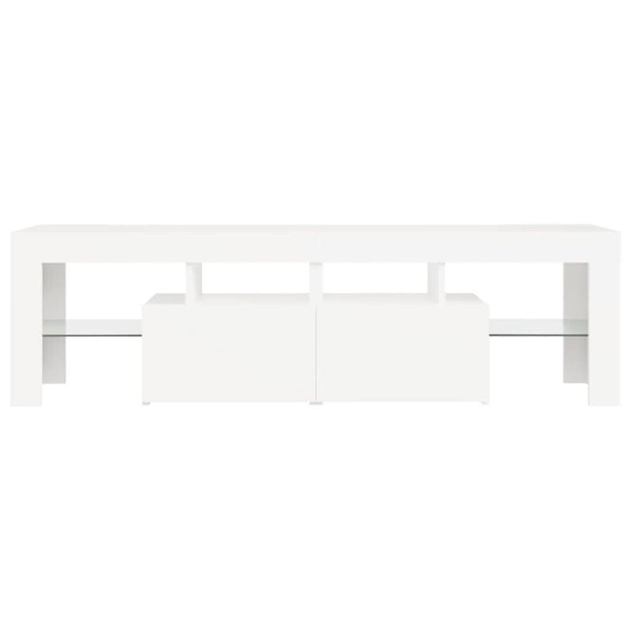 Comodă TV cu lumini LED, alb, 140x36,5x40 cm - WALTI WALTI