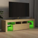 Comodă TV cu lumini LED, stejar sonoma, 140x36,5x40 cm - WALTI WALTI
