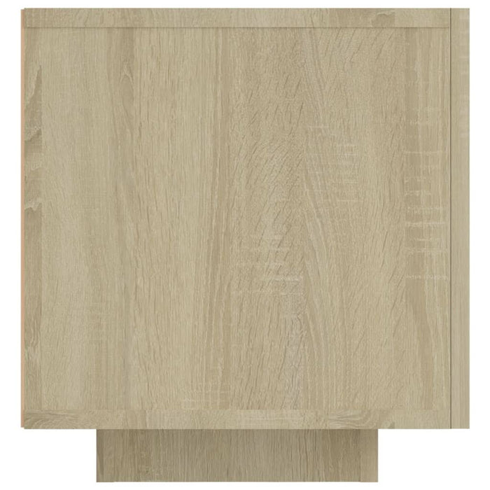 Comodă TV cu lumini LED, stejar sonoma, 160x35x40 cm - WALTI WALTI