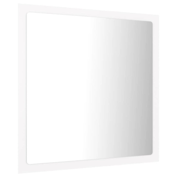 Oglindă de baie cu LED, alb, 40x8,5x37 cm, acril - WALTI WALTI