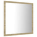 Oglindă de baie cu LED, stejar sonoma, 40x8,5x37 cm, acril - WALTI WALTI