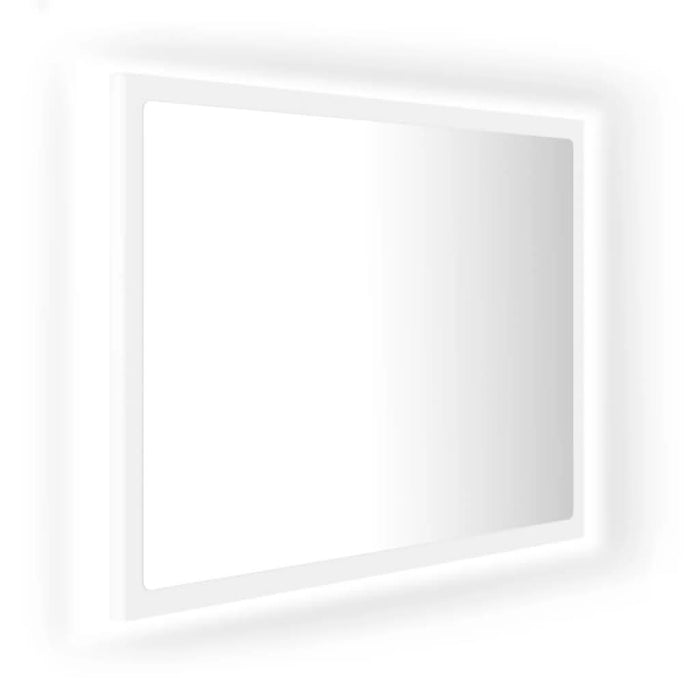 Oglindă de baie cu LED, alb, 60x8,5x37 cm, acril - WALTI WALTI
