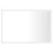 Oglindă de baie cu LED, alb, 60x8,5x37 cm, acril - WALTI WALTI