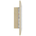 Oglindă de baie cu LED, stejar sonoma, 60x8,5x37 cm, acril - WALTI WALTI