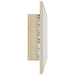 Oglindă de baie cu LED, stejar sonoma, 80x8,5x37 cm, acril - WALTI WALTI