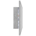 Oglindă de baie cu LED, gri beton, 80x8,5x37 cm, acril - WALTI WALTI
