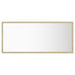 Oglindă de baie cu LED, stejar sonoma, 90x8,5x37 cm, acril - WALTI WALTI