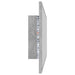Oglindă de baie cu LED, gri beton, 90x8,5x37 cm, acril - WALTI WALTI