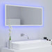 Oglindă de baie cu LED, alb, 100x8,5x37 cm, acril - WALTI WALTI