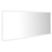 Oglindă de baie cu LED, alb, 100x8,5x37 cm, acril - WALTI WALTI