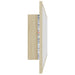 Oglindă de baie cu LED, stejar sonoma, 100x8,5x37 cm, acril - WALTI WALTI
