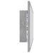 Oglindă de baie cu LED, gri beton, 100x8,5x37 cm, acril - WALTI WALTI