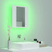 Dulap de baie cu oglindă & LED, alb, 40x12x45 cm, acril - WALTI WALTI