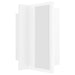 Dulap de baie cu oglindă & LED, alb, 40x12x45 cm, acril - WALTI WALTI