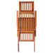 Șezlong exterior, suport picioare și pernă, lemn masiv acacia - WALTI WALTI