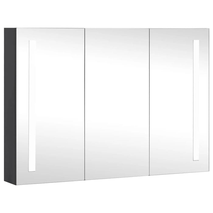 Dulap de baie cu oglindă și LED, 89x14x62 cm - WALTI WALTI