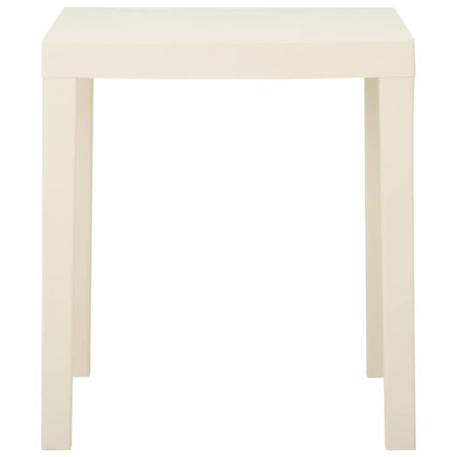 Masă de grădină, alb, 79x65x72 cm, plastic - WALTI WALTI