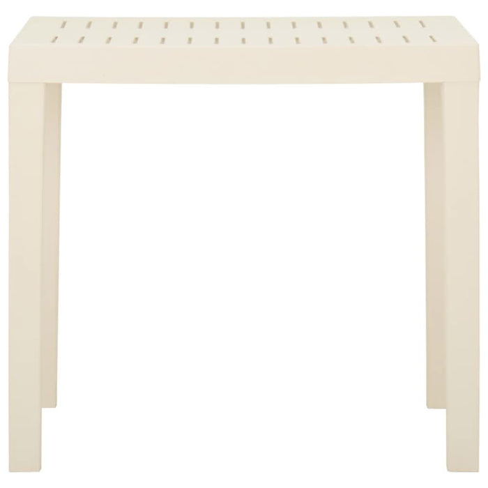 Masă de grădină, alb, 79x65x72 cm, plastic - WALTI WALTI