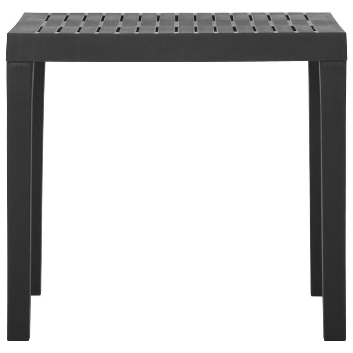 Masă de grădină, gri, 79x65x72 cm, plastic - WALTI WALTI