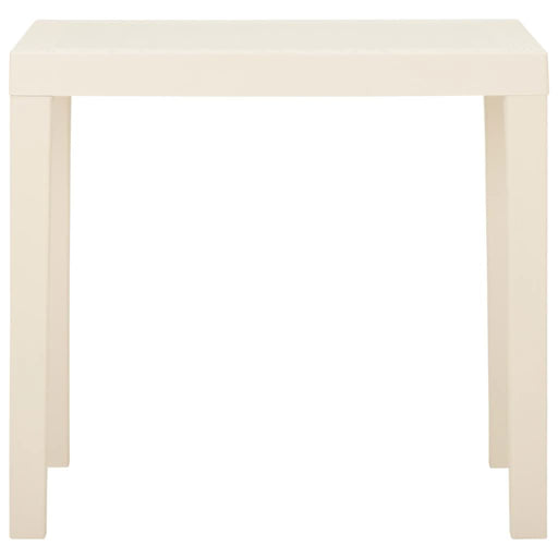 Masă de grădină, alb, 79x65x72 cm, plastic - WALTI WALTI