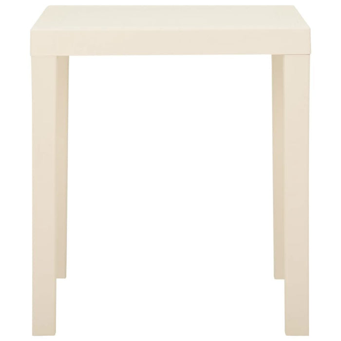 Masă de grădină, alb, 79x65x72 cm, plastic - WALTI WALTI
