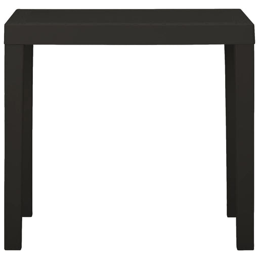 Masă de grădină, antracit, 79x65x72 cm, plastic - WALTI WALTI