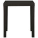 Masă de grădină, antracit, 79x65x72 cm, plastic - WALTI WALTI
