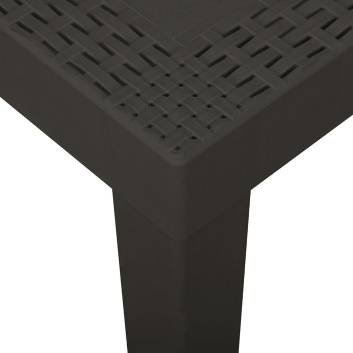 Masă de grădină, antracit, 79x65x72 cm, plastic - WALTI WALTI