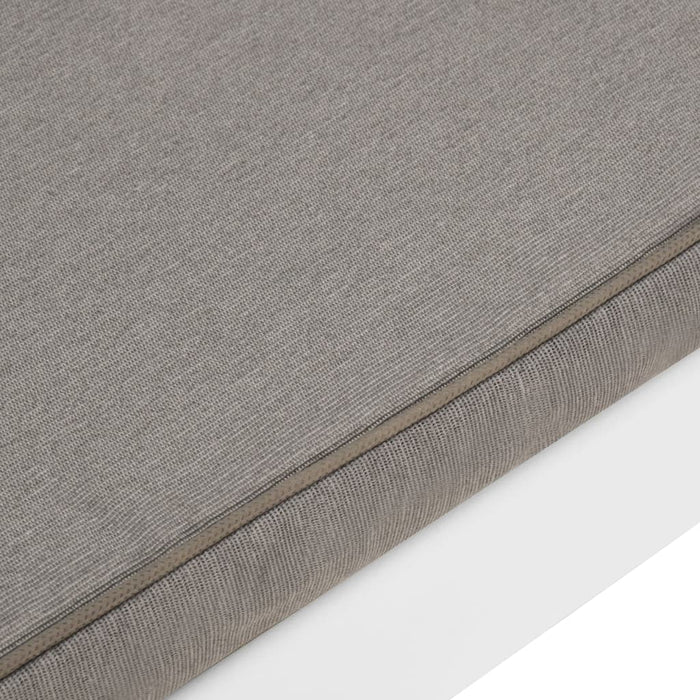 Bancă de grădină cu pernă, alb, plastic - WALTI WALTI