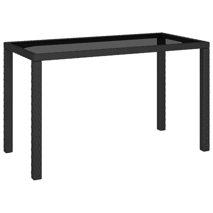 Set mobilier de exterior cu perne, 6 piese, negru, poliratan - WALTI WALTI