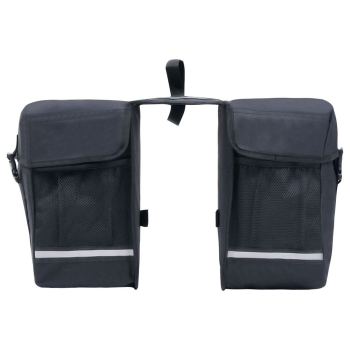 Geantă de bicicletă dublă pentru suport coș, negru, 35 L - WALTI WALTI