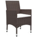 Set mobilier de grădină, 3 piese, maro - WALTI WALTI