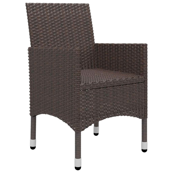 Set mobilier de grădină, 3 piese, maro - WALTI WALTI
