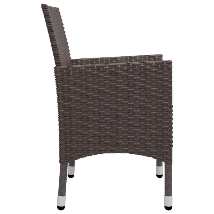 Set mobilier de grădină, 3 piese, maro - WALTI WALTI