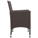 Set mobilier de grădină, 3 piese, maro - WALTI WALTI