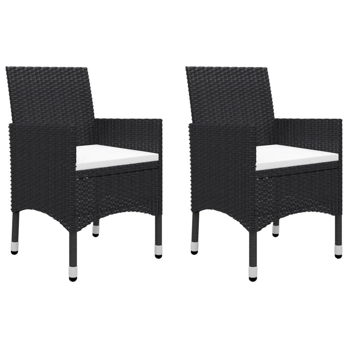 Set mobilier de grădină, 5 piese, negru - WALTI WALTI